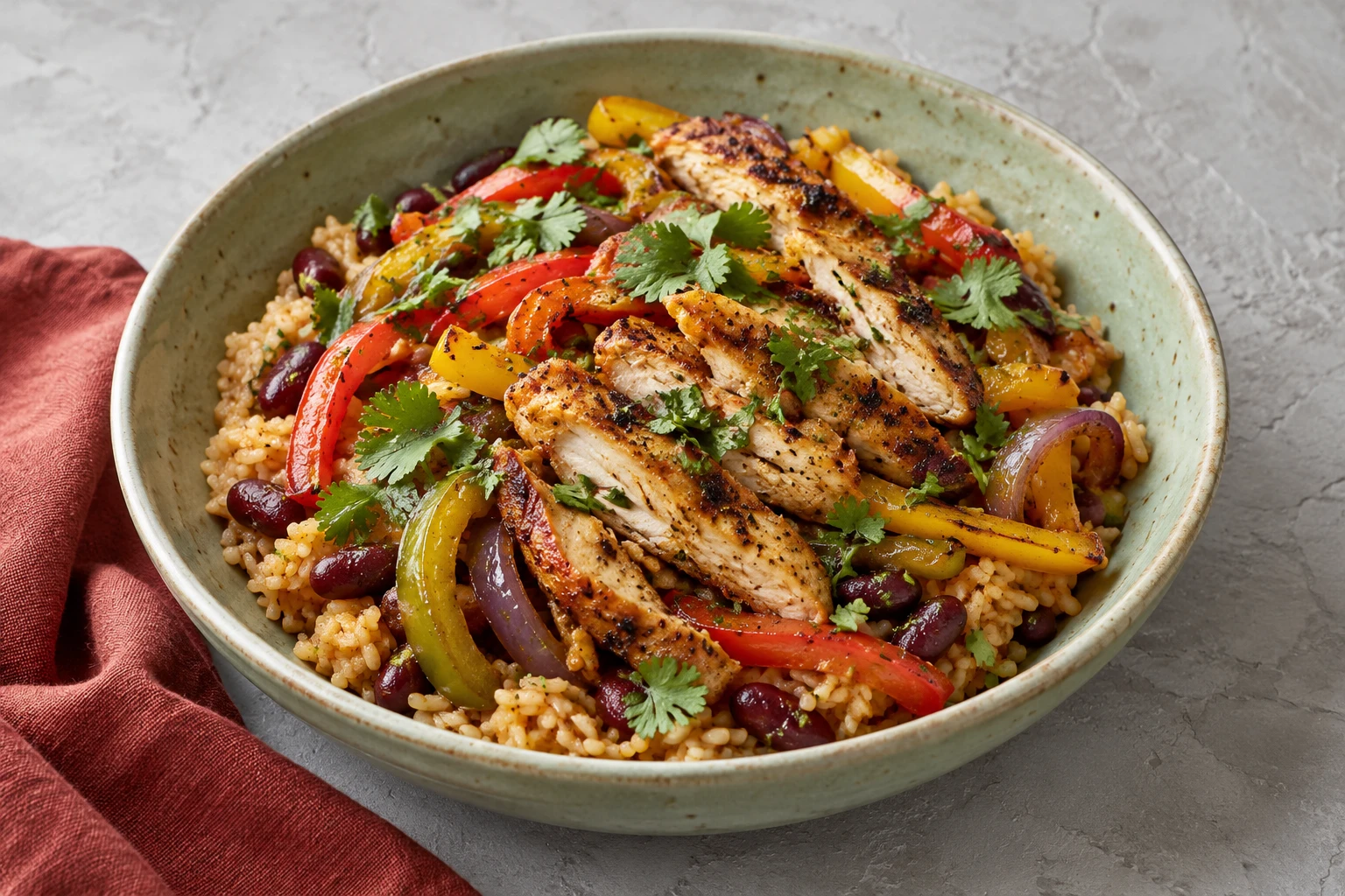 Chicken Fajita Bowls